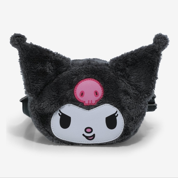 Loungefly Kuromi Figural Plush Crossbody Bag - Picture 2 of 13